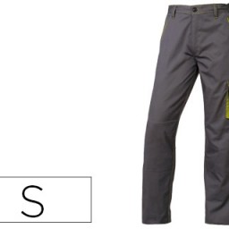 Pantalón de trabajo 5 bolsillos color gris verde talla S